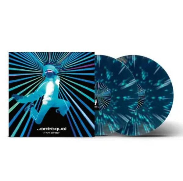 ◎新品・送料無料!JAMIROQUAI ジャミロクワイ/A FUNK ODYSSEY (12インチ THE BLUE GREEN EARTH SPLATTER VINYL) 限定レコード RSD2025