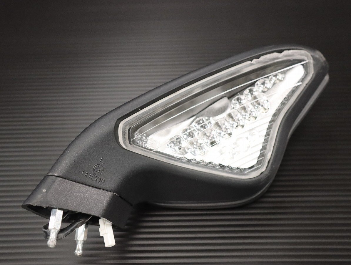 ♪DUCATI/1098S 純正 右側 LEDウインカー内蔵ミラー(D1023A06)08