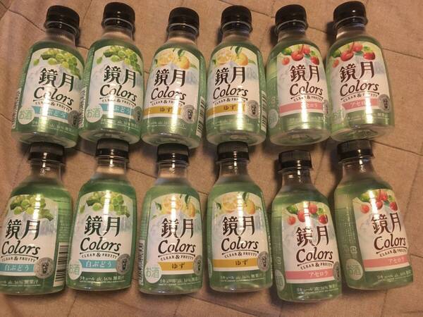鏡月Colors 200ml×12本 アセロラ 白ブドウ ゆず サントリー リキュール