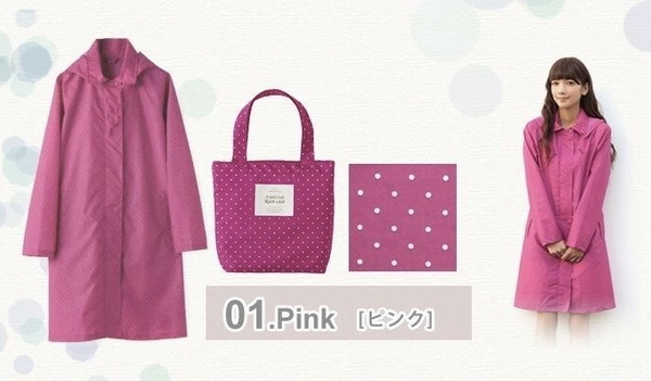 w.p.c ドット レインコート レディース ピンク w.p.c ワールドパーティー フード カッパ wpc レインコート おしゃれ 合羽 梅雨