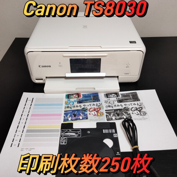 ★印刷枚数250枚以下★ Canon キャノン TS8030 プリンター