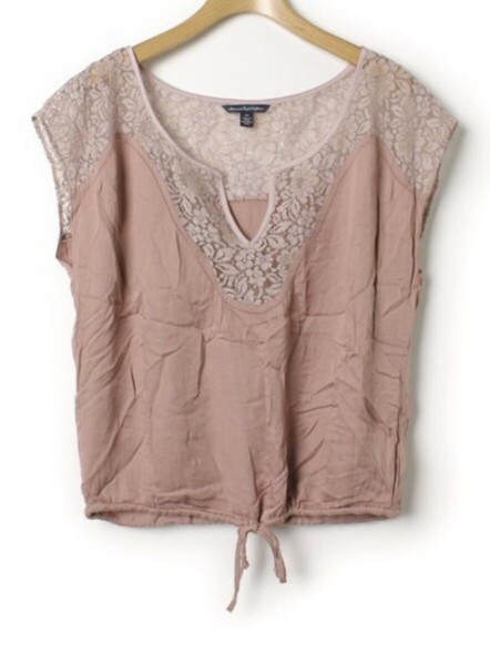 American Eagle レースカットソー