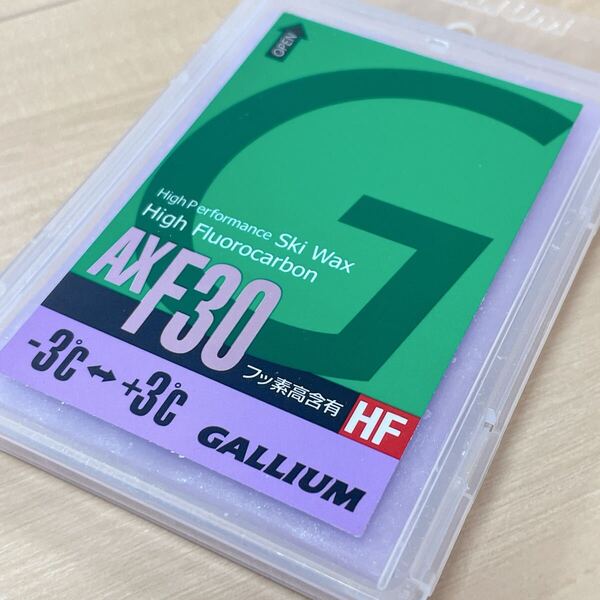 GALLIUM AXF30 フッ素高含有 スキー スノーボード WAX ワックス ガリウム HF VIOLET バイオレット 滑走/SWIX スウィックス TOKO dominator