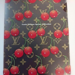 ルイヴィトン LOUIS VUITTON 村上隆 コラボ クリアファイル チェリー柄 レア