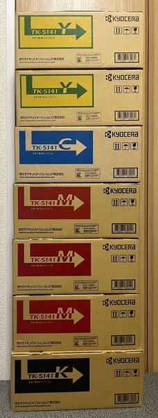 KYOCERA TK-5141 トナーキット 4色 7本セット 京セラ