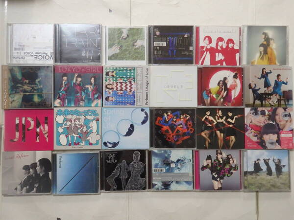 【送料無料!!】即決●Perfume●パフューム●豪華初回盤DVD付●アルバム&シングルCD24枚セット
