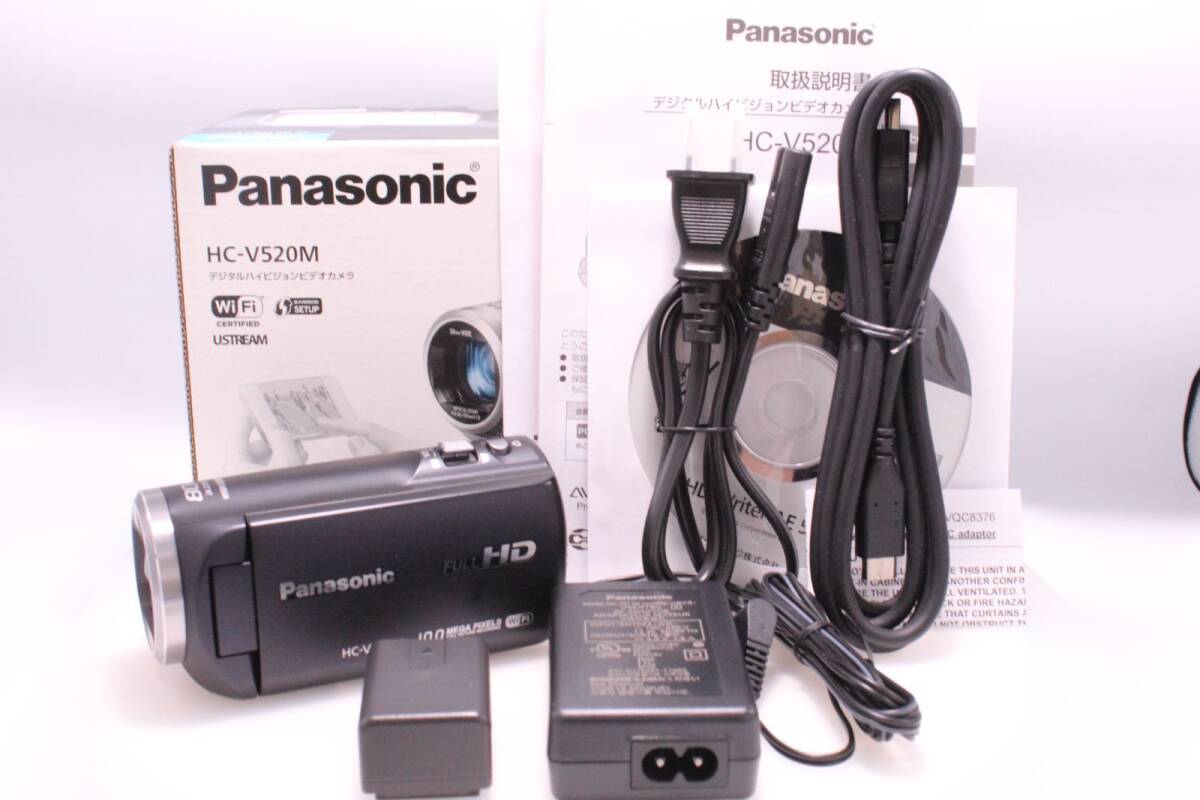 Panasonic HC-V520M-A デジタルハイビジョンビデオカメラ V520