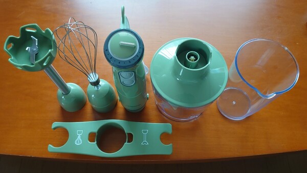 HAGOOGI ハンドブレンダー(フードプロセッサー・ミキサー・泡立て器など1台6役)