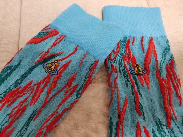一回着ヴィヴィアン廃盤カラーオーブ靴下ソックスviviennewestwood