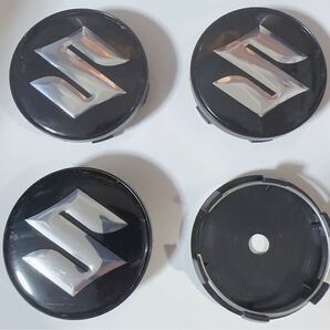 スズキ SUZUKI ホイールセンターキャップ ブラック 60mm