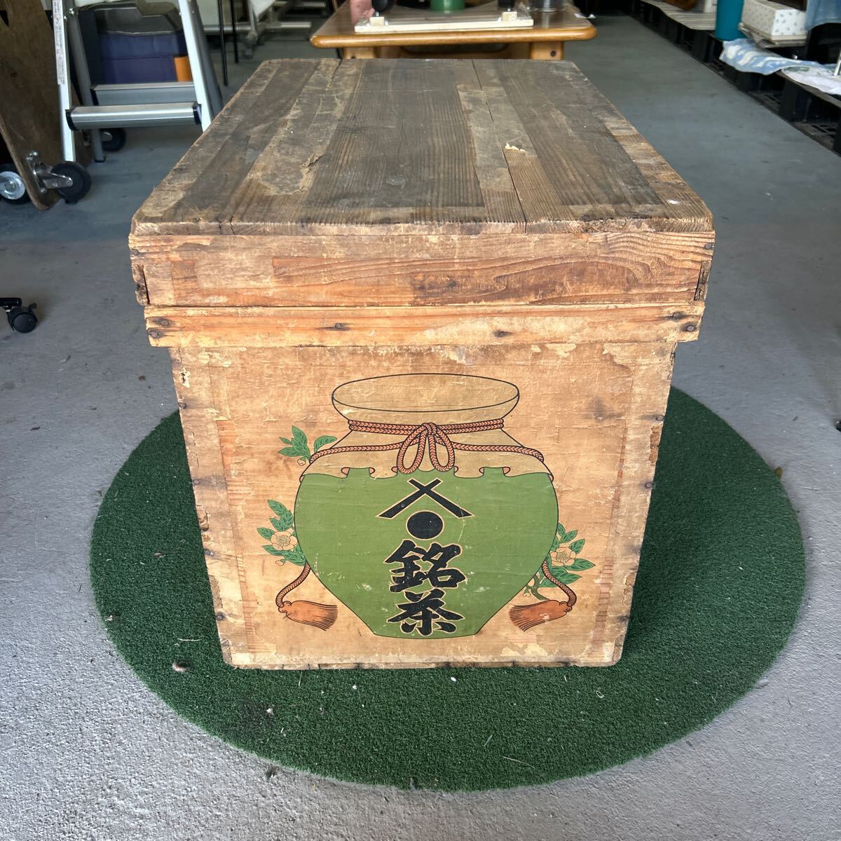 福袋セール】 木箱 特大 2個セット お茶箱 レトロ 昭和レトロ
