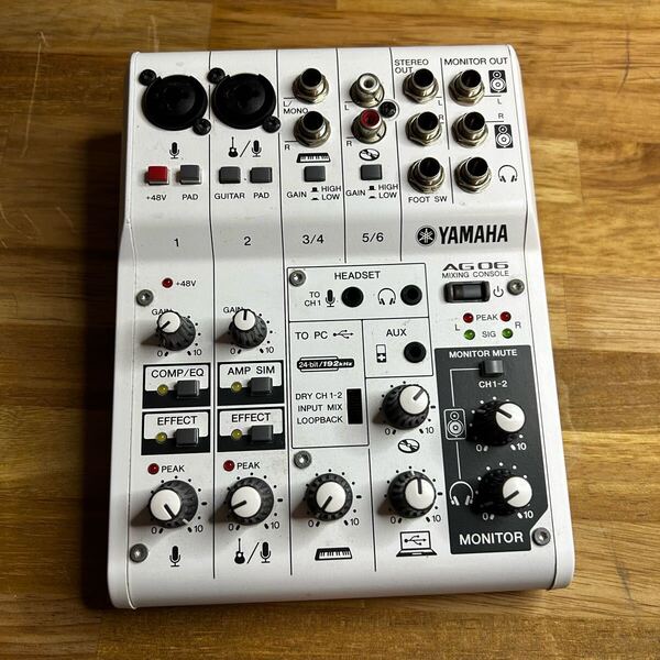 YAMAHA AG06 オーディオインターフェイス