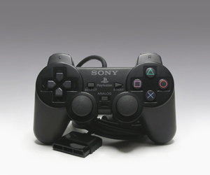 ● SONY 純正 PS2 アナログコントローラー SCPH-10010 日本製 ブラック 整備済み デュアルショック2 DUALSHOCK 2 Black SCE 黒