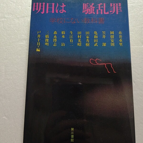 明日は騒乱罪 戸井十月ツッパリで消耗80年代の少年に本音パワーを!笠井潔 岡留安則 糸井重里 橋本治 亀和田武 田家秀樹 生江有二 森永博志