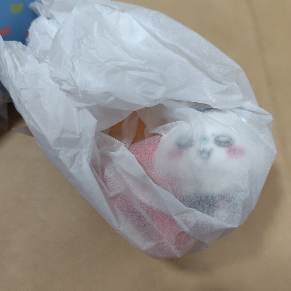 【送料無料】ちいかわ マクドナルド ハッピーセット 第二弾 モモンガのポールサイン えんぴつキャップ おまけ付き