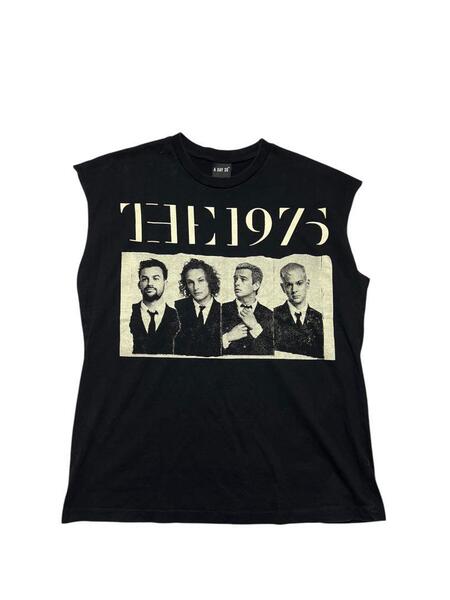 THE 1975 ノースリーブ タンクトップ ブラック バンド バンT 黒 00s