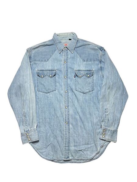 96年製 レア Levi's リーバイス デニムシャツ ウエスタンシャツ L