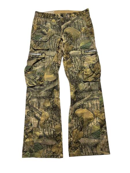 00s surplus cargo flare pants S Y2K realtree リアルツリー フレア カーゴパンツ