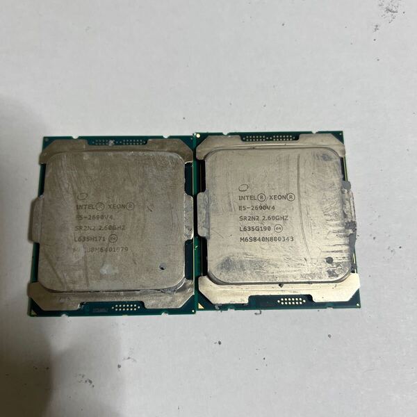 INTEL XEON E5-2690v4 2枚セット