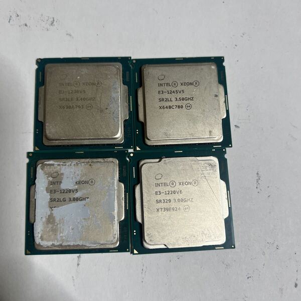 Intel XEON E3-1230V5 E3-1245V5 E3-1220V5 E3-1220V6 セット