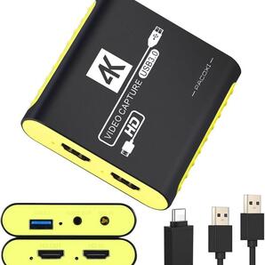 HDMI ビデオキャプチャーボード 4K パススルー 1080P Switch