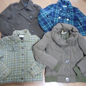 中綿 ジャンパー ショート コート M アウター まとめて 4枚 セット★送料無料★AZUL BY MOUSSY T&C Surf Designs