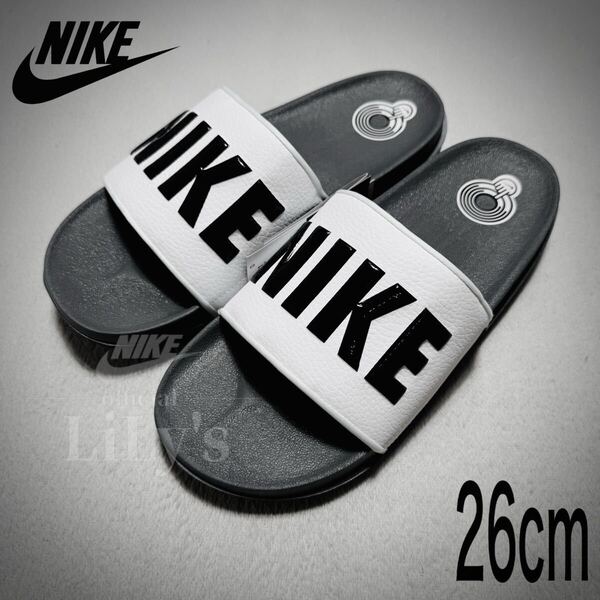 【新品未使用】NIKEサンダル オフコートスライド 26cm ナイキ BQ4639 グレー 黒 ベナッシ