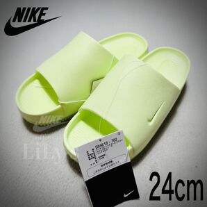 【新品未使用】NIKEサンダル 24cm カーム 黄色 ベアリーボルト CALM FLIP FLOP DX4816