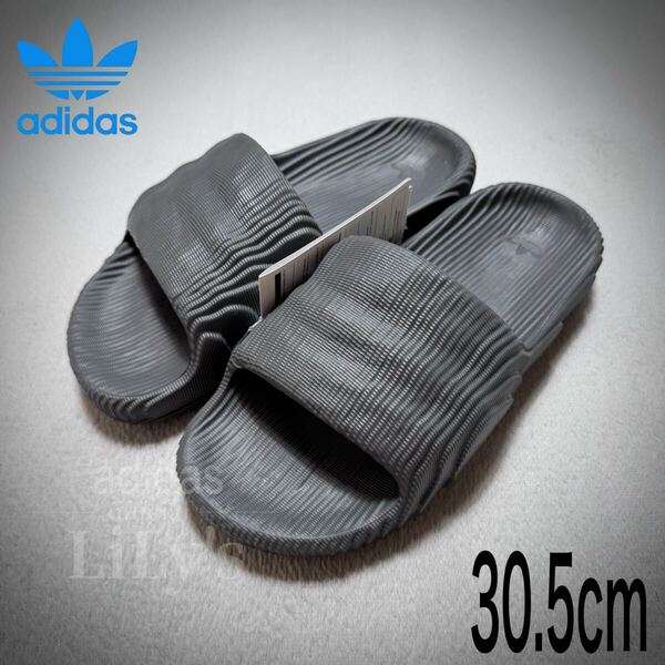 【新品未使用】adidasサンダル アディレッタ 30.5cm グレー HP6522 ADILETTE 22 SLIDES