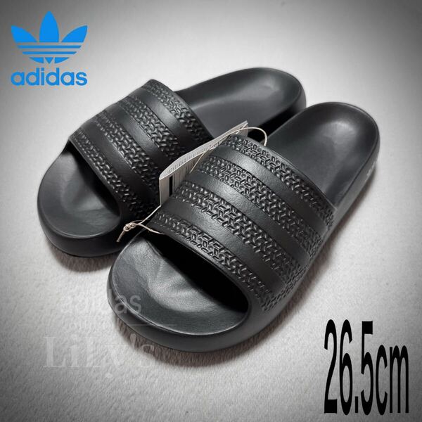 【新品未使用】adidasサンダル オリジナルス 26.5cm GX1979 ブラック 黒 アディレッタ ADILETTE