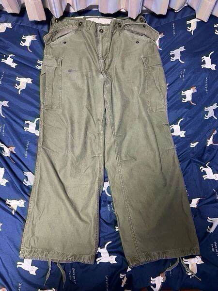 1953年製 ヴィンテージ ミリタリー US.ARMY 米軍実物放出品 M-51フィールドカーゴパンツ LARGE-REGULAR L-R ラージ レギュラー