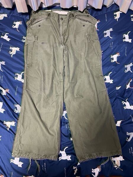 1953年製 ヴィンテージ ミリタリー US.ARMY 米軍実物放出品 M-51フィールドカーゴパンツ LARGE-REGULAR L-R ラージ レギュラー