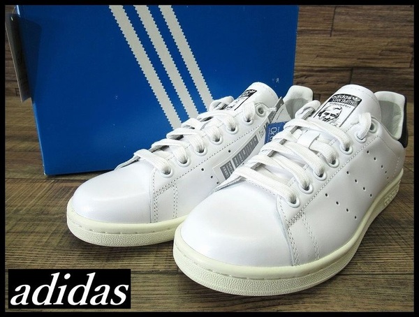送無 希少 生産終了 15年製 未使用 保管 adidas アディダス S77476 STAN SMITH スタンスミス 天然皮革 本革 ガラス レザー スニーカー 24.0
