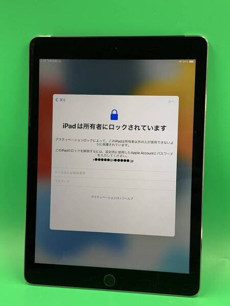 ★ジャンク・アクティベーションロック iPad Air 2 Wi-Fi + Cellular 16GB 最大容量85% 〇 softbank MGGX2J/A Space Gray BN0033