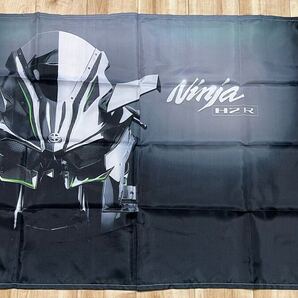 NinjaH2フラッグ バナー 約90cm×60cm タペストリー ガレージ装飾