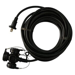 【中古】 kowa 防雨型 延長コード 15A・10m 3ツ口 KRT615-10 日本製