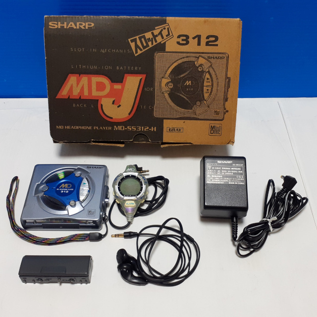 【新品未使用品】SHARP★MDヘッドホンプレーヤー(MD-J) Yahoo!オークション -「md-j」(ポータブルプレーヤー
