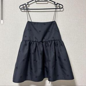 RIVIETTA SHIMAMURA シマムラ しまむら ドットビスチェ ドットキャミビスチェ ビスチェ L ブラック ノースリーブ トップス キャミトップス