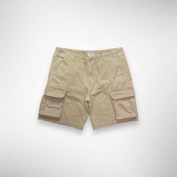 L.L.Bean カーゴ ショーツ ベージュ W38 エルエルビーン