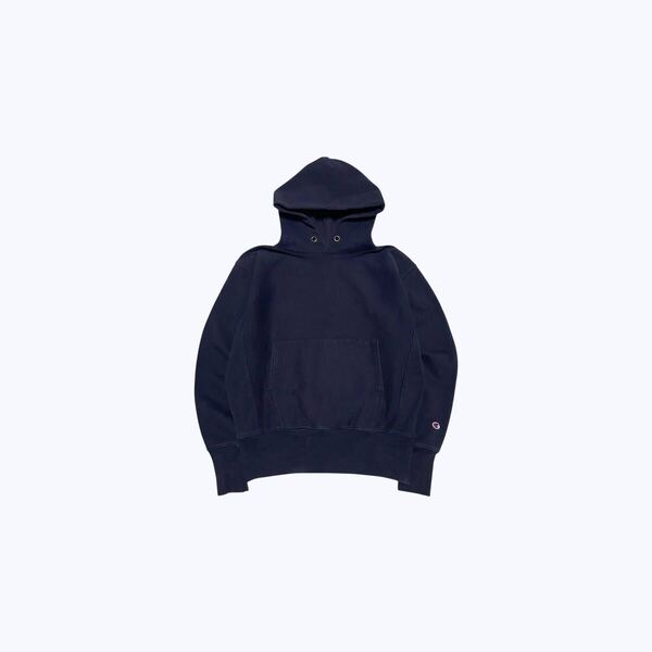Champion リバースウィーブ スウェット パーカー 青タグ 復刻 目無し プルオーバー フーディー