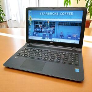 NEC VersaPro VK22TF-S 黒 ノートPC Windows11 Core i5-5200U 8GB SSD240GB カメラ DVD 15インチ(解像度1366×768)