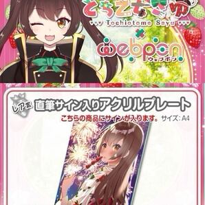 とち乙女さゆ 直筆 サイン コミケ hololive ホロライブ にじさんじ ぶいすぽ vtuber 誕生日記念 apex アクリルスタンド タペストリー 同人