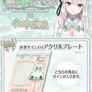 紙木はさみ 直筆 サイン コミケ hololive ホロライブ にじさんじ ぶいすぽ vtuber 誕生日記念 アクリルスタンド タペストリー フィギュア