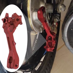 ホンダ、ヤマハ、スズキ等の原付、スクーターに☆カブ、モンキー、CD50、シャリー等!ダイヤル調整 リア ブレーキ アーム ダイヤル