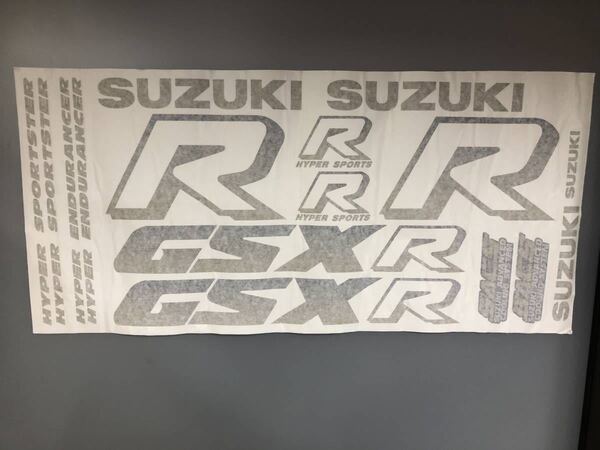 新品 即納 送料無料 GSX-R1100 GSX-R750 黒金 ブラックレイン デカールセット 油冷 初期 GU74A カウル 外装 タンク デカール GAG gsx-r400