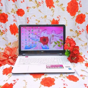 新型Windows11/大人気ホワイト色/薄型ノート/メモリ8GB/オフィス/動画編集/テレワーク