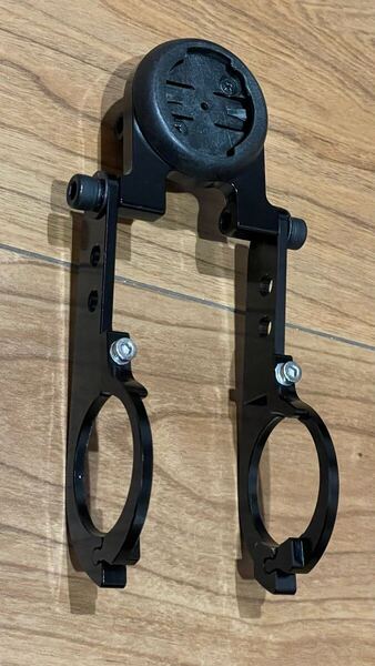 【レックマウント】第三世代・タイプ19 ガーミン用マウント付き・ハンドルのクランプ径31.8mm・GoPro用マウント付き【美品・程度良好】