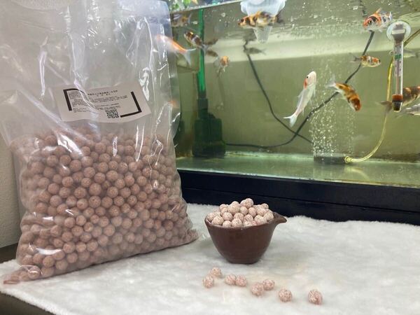 3Lちびボールろ材濾過材水槽フィルター水質浄化抜群麦飯石入り高品質ろ材当日発送 淡水魚 海魚魚 メダカ 水草 アロワナ ダトニオ 水質調整