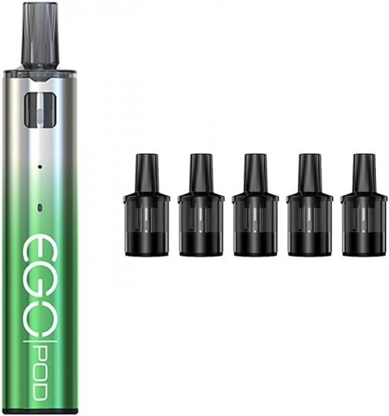 新品 Joyetech eGo AST Pod グリーン スターターキット+コイル5個セット 電子タバコ Vape ベイプ 正規品 保証あり
