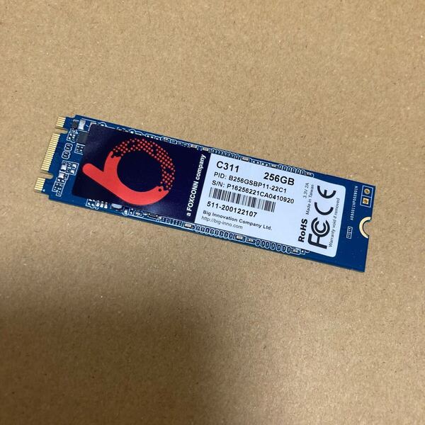 10378 SSD M2 SATA FOXCONN 256GB